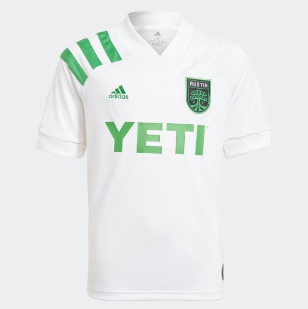 2021/22 FC Austin FC Away White Soccer Jersey Shirt